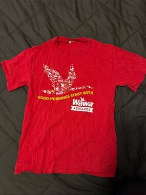 Wawa Rewards Red Short Sleeve Logo Tee